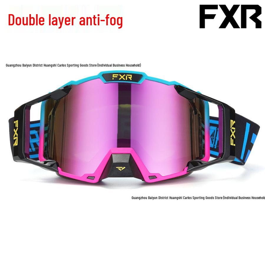 Новые двухслойные очки FXR с защитой от запотевания для внедорожной езды, катания на горных велосипедах и лыжах.