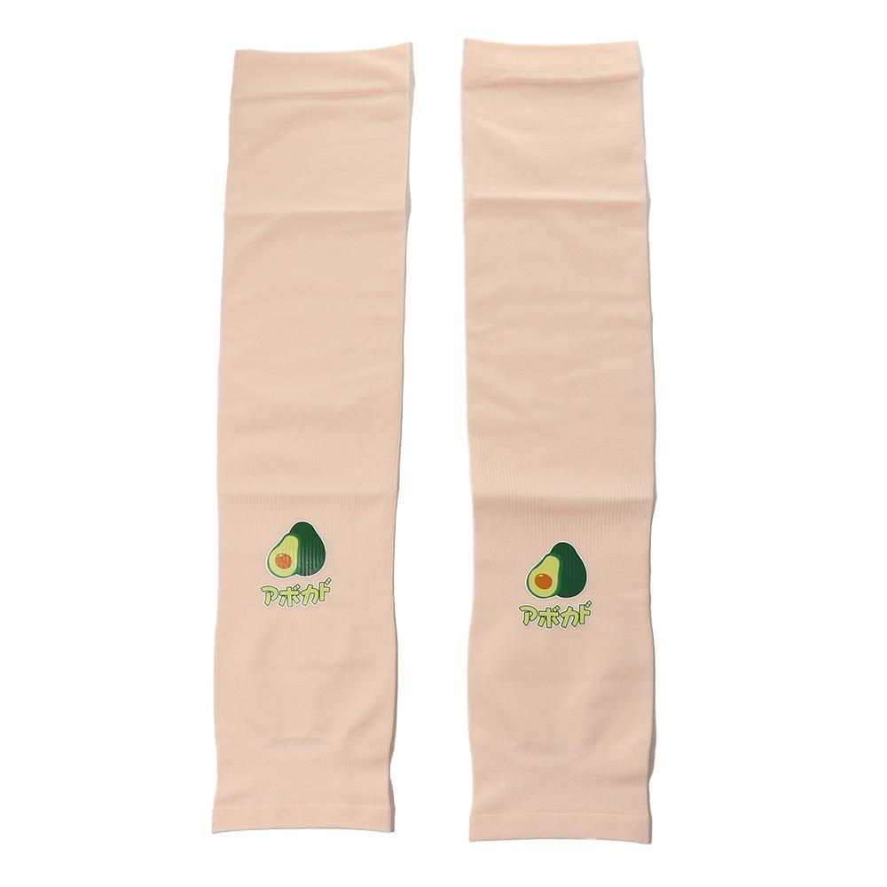 Golf Fruit Avocado Women Strawberry Ice Silk sleeve Cooling Sleeves Sun UV Protection Arm Sleeves