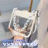 Сумка Copeflap Ita Bag, маленькая, плюшевая, прозрачная, мини-сумка через плечо. (черный)