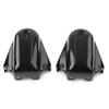 1Pair Motorcycle Bar Shield Rear Axle Cover Swingarm Cap ABS For Harley Softail FLSTC FLSTN 2008- Chrome / Black