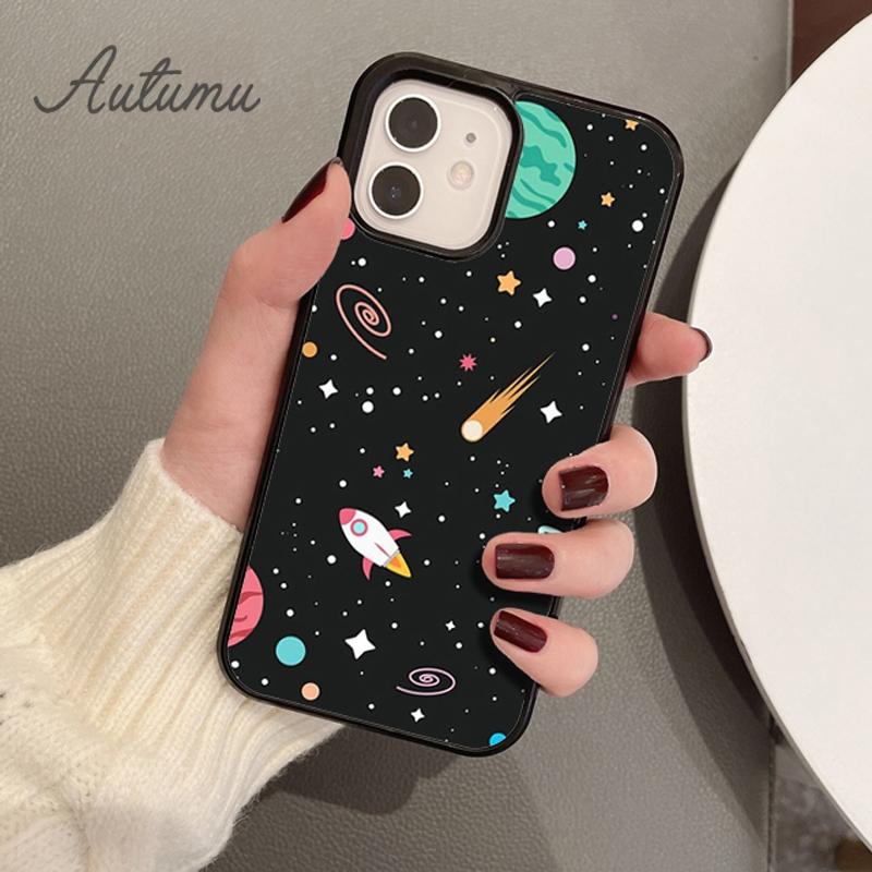 Чехол для телефона «Космические планеты Земля Марс» для iPhone 11 12 13 14 Pro Max mini X XR XS SE 2020 6S 7 8 Plus Samsung Galaxy S21 S22