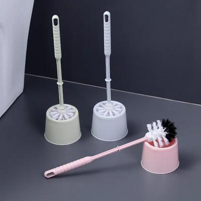 Туалетная щетка с основанием Wc Быстросохнущая щетка с держателем Плоская головка Мягкая щетина Чистящие средства Аксессуары для ванной комнаты