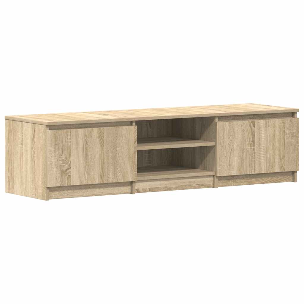 vidaXL TV-Schrank Sonoma-Eiche 140x40x35,5 cm Holzwerkstoff