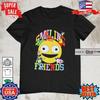Футболка с логотипом мультфильма Smiling Friends S-5XL