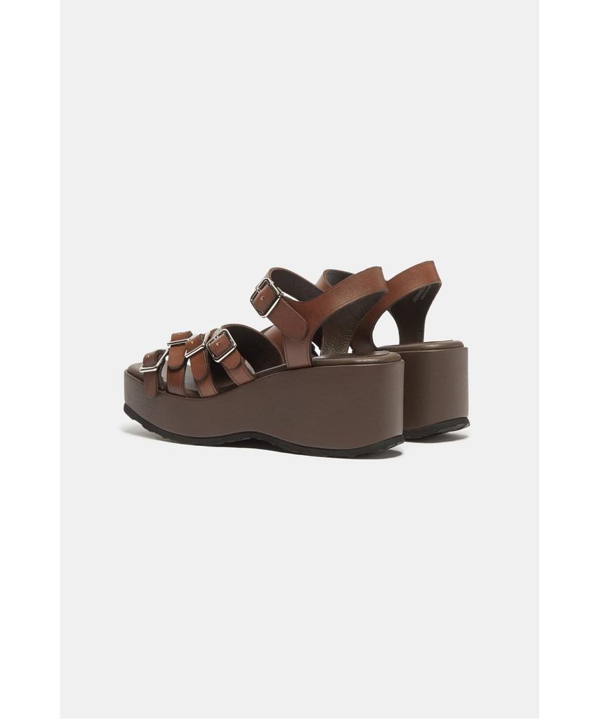 Suecomma Bonnie Buckle Platform Sandal(Brown)_Dg2Am26020Brn