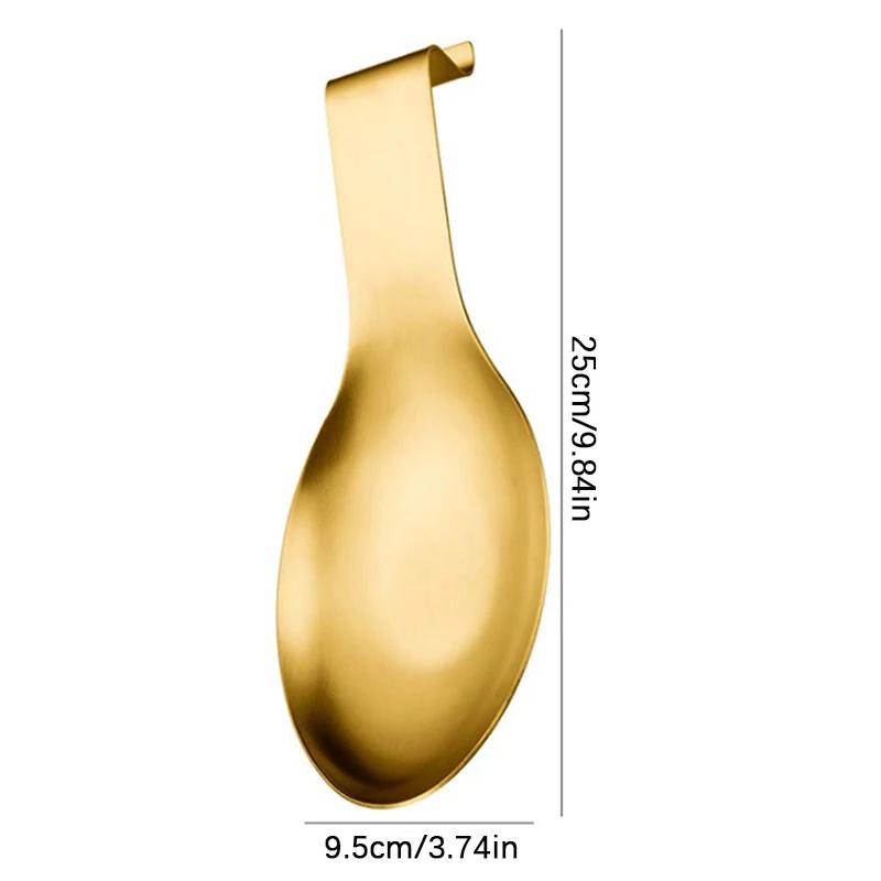 1 шт. Подставка для ложки из нержавеющей стали в форме рыбы Утолщенная нержавеющая сталь Буфетный зажим Поднос Держатель кухонной утвари для отеля Ресторана