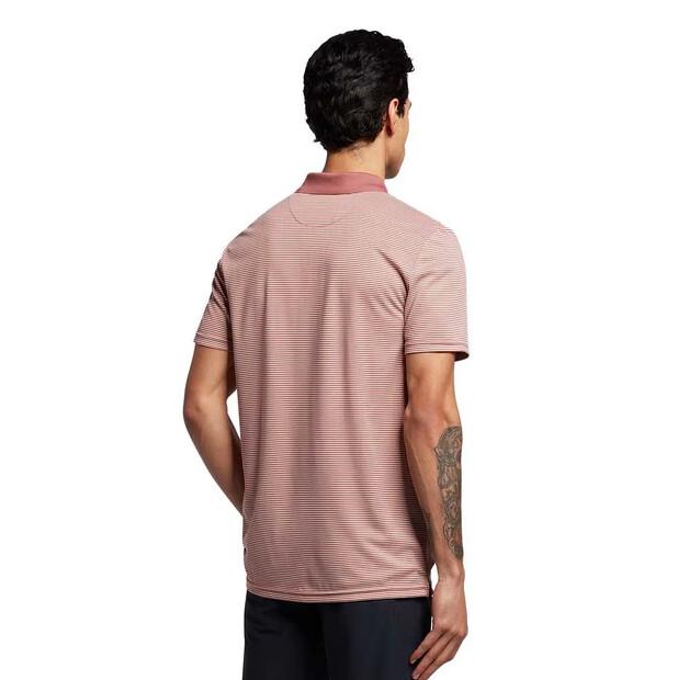 Lyle & Scott Microstripe поло с короткими рукавами