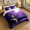 3Pcs Bedding SetElvira Mistress of the Dark Soft Bed Sheet and Two Pillowcases Home Bedroom Decor