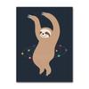 Canvas Painting Nordic Child Poster Fox Elk Raccoon Koala Cartoon Animal Print Modular Wall Art Pictures for Kids Room Decor