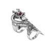 Fashion Nail Jewelry Retro Domineering Male Dragon Ring Joints Exaggerated Personality Leading Ring Nightclub Street Style.