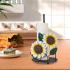 Fall Sunflower Napkin Holder Home Decor Metal Organization Kitchen Roll Paper Towel for