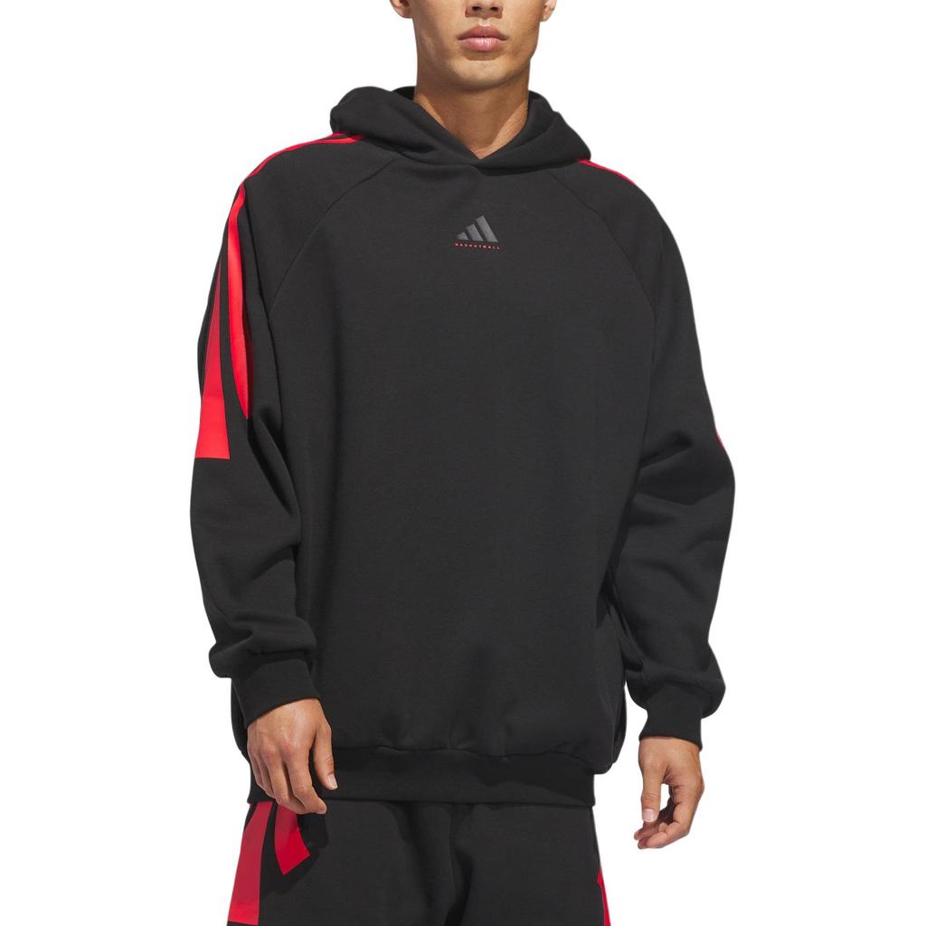 adidas Баскетбольный флисовый пуловер с капюшоном Унисекс Топы JZ7938
