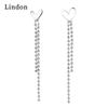 Lindon Copper Alloy Zircon Earrings Drop Earrings For Women Wedding Party Gifts