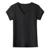 Summer New T -Shirt Women 'S V -Neck Slim Bottoming Shirt Solid Color Lined Top Women 'S Clothing