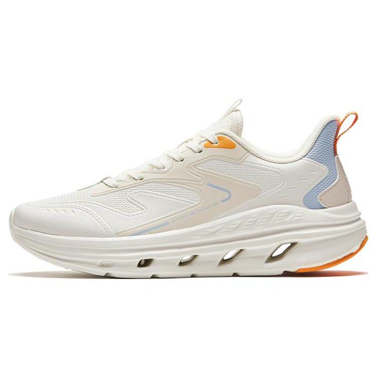 Anta Energy Ring Abrasion Resistant Low top Sprint Running Shoes Women's White Orange 922345578-6