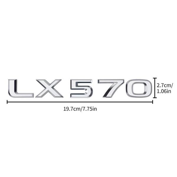 Black edition S LX470 LX570 Автомобильная наклейка для LX задняя дверь багажника значок эмблема буквы наклейки отделка замена аксессуаров