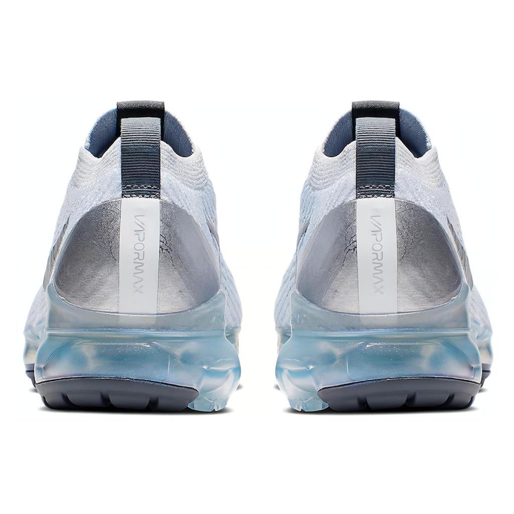 Новые женские кроссовки Nike Air VaporMax Flyknit 3 Белые/Светоотражающий серебристый AJ6910-101