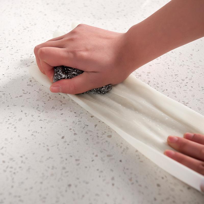 Случайно отправленные нитриловые резиновые перчатки для мытья посуды: прочные, нескользящие, утолщенные перчатки для уборки кухни.