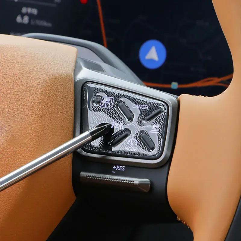 For Lexus ES 350h 350e 500e 2026 2027 drip glue Steering Wheel Button Protective Patch Car Interior Trim Accessories