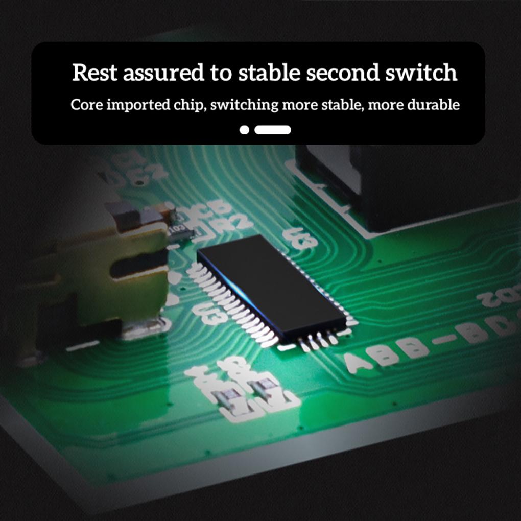 4K HD Переключатель 2 порта Двунаправленный 2x1/1x2 HD Переключатель-разветвитель Поддерживает HD 4K 1080P 3D для Windows Linux