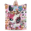 Плед Littlest Pet Shop Разные размеры Мягкий и легкий Пледы для дивана и кровати