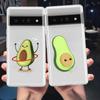 Чехол для телефона Google Pixel 10 Pro 10A Pixel 9 Pro XL Pixel 8 Pro 9A 8A 7A 7 6A 6 Pro Мягкий ТПУ Чехол Милый Авокадо Малыш Йога
