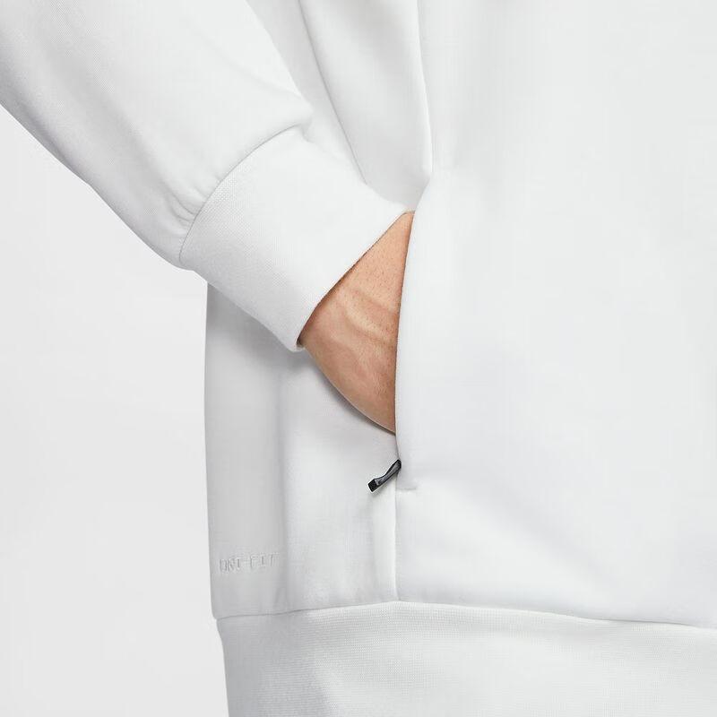 Nike Свитшот мужской пуловер с логотипом Dri-Fit, с круглым вырезом, белый HV8215121