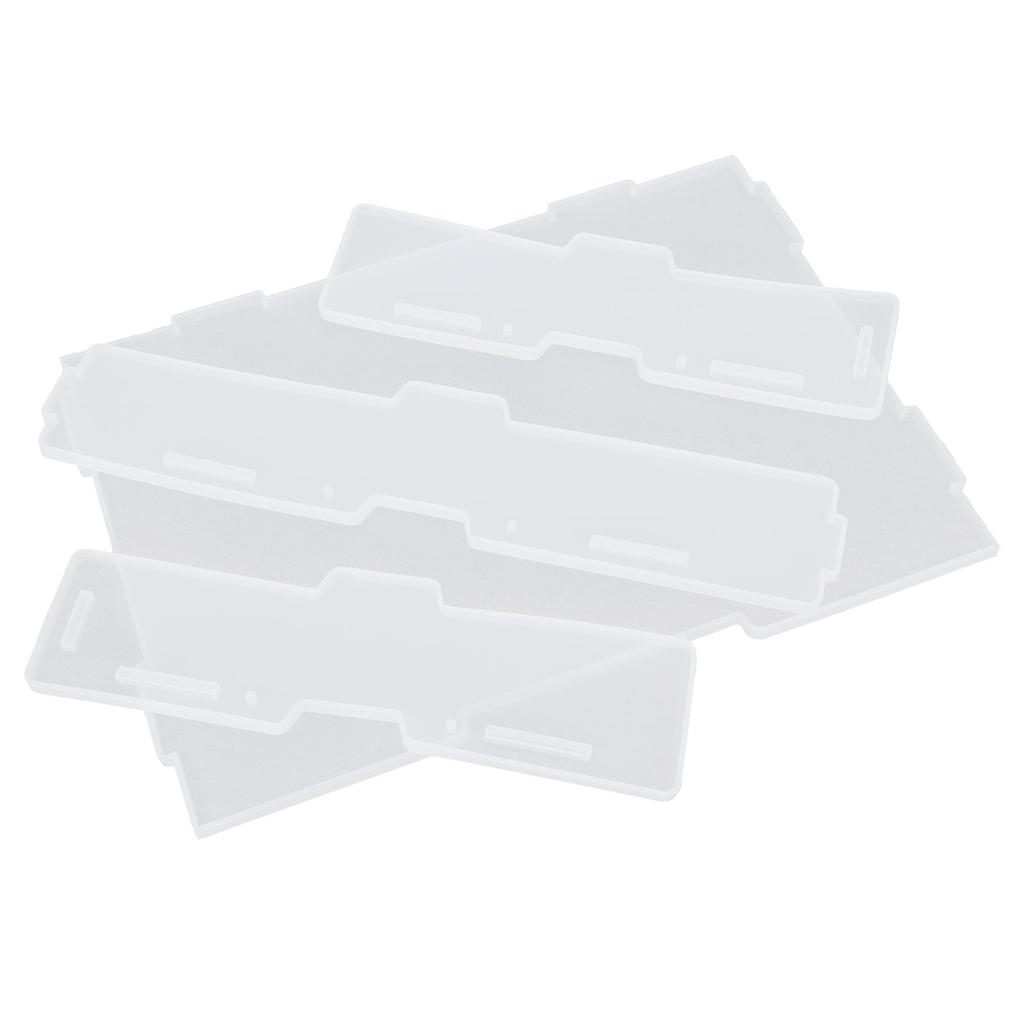 Эпоксидная форма Сделай сам Кристальная настольная коробка для хранения папок Блокнот Силиконовая форма Офисные канцелярские товары