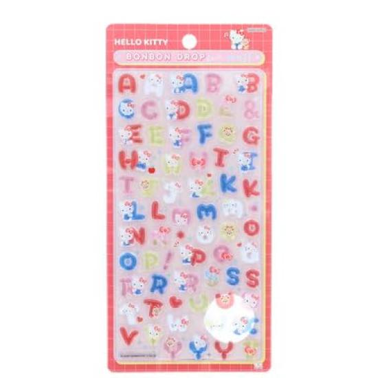 Канцтовары Hello Kitty Персонажи Sanrio Товары Bonbon Drop Наклейки Буквы Стандартные S8815542 Sun-Star