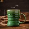 Винтажная керамическая кофейная кружка Shangqi с глазурью печной обжиг