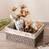Украшение дома, корзины для хранения из ротанга, имитация ротанга, настольный органайзер для мелочей