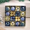 44pcs Shatterproof Painted Christmas Balls Pendant Merry Christmas Decor  Holiday Wedding Party