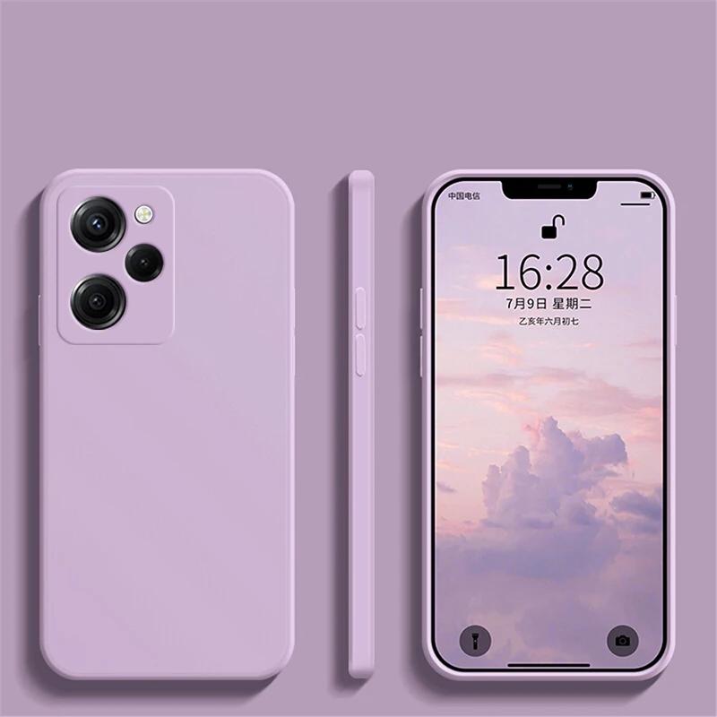 Жидкий силиконовый чехол для Xiaomi Poco X5 Pro 5G, противоударный защитный чехол для телефона, чехлы для телефона POCO X5 5G