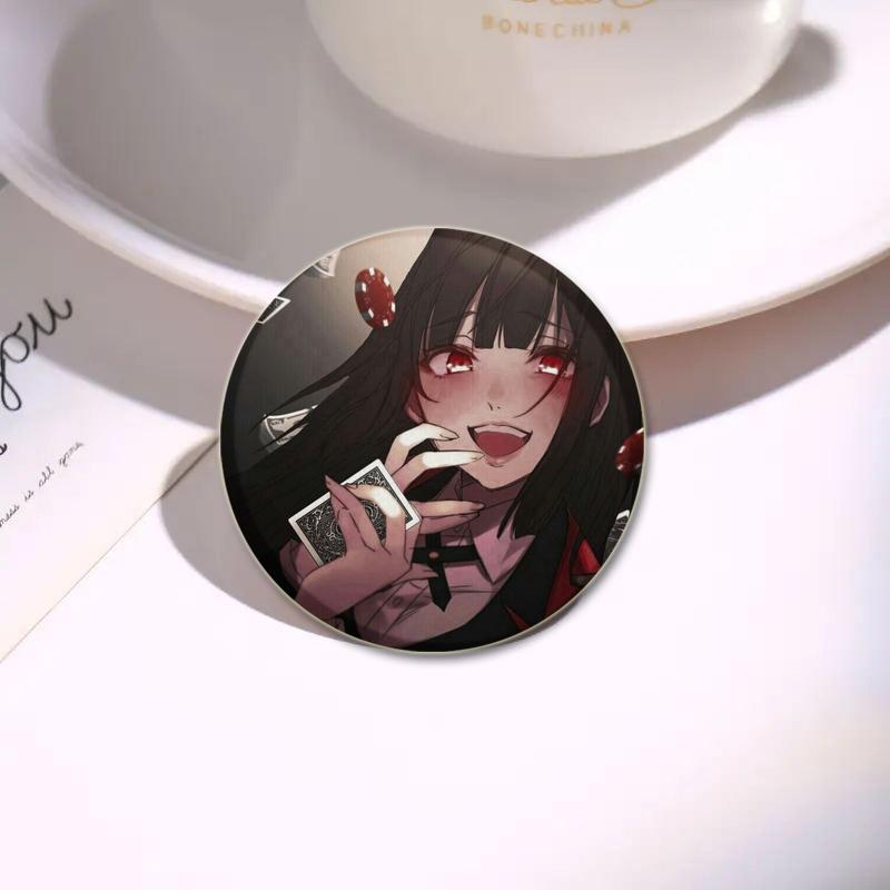 32/44/58 мм аниме Kakegurui Брошь ручной работы булавка мультяшная фигурка Юмэко Джабами значок мультяшный косплей значок для рюкзака Декор ювелирные изделия подарки