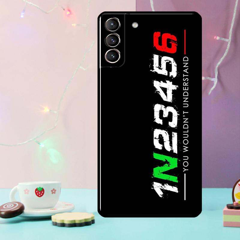 1N23456 Мотоциклетный чехол для Samsung Galaxy S21 S20 FE S22 S23 S24 Ultra Note 10 Plus Note 20 S8 S9 S10 Чехол