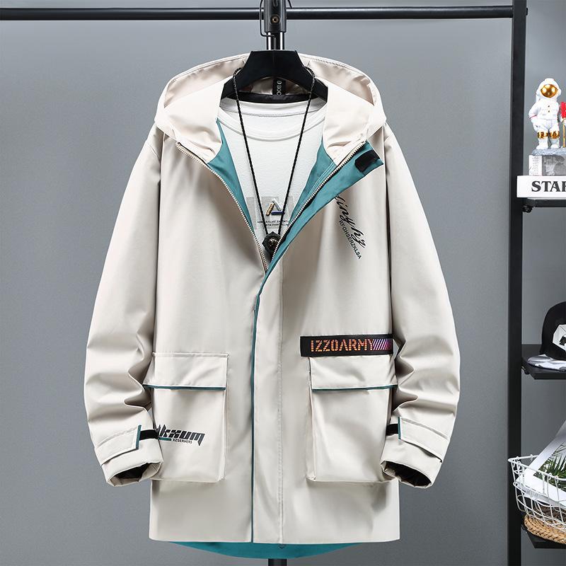 Men's Spring and Autumn Jackets Versatile Casual Plus Size Plus Size Fat Tops Men's Clothes Work Jackets 4XL-10XL