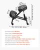 Ergonomic Kneeling Chair with Wheels, Mobile X-Shaped Posture Knee Chair with Adjustable Height & Thick Foam Cushions, Natural Relief for Neck or Back