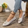 Fashion Women Shoes 2024 New Spring Autumn Fashion Casual Outdoor Women's Flat Shoes Slip On Round Toe Comfortable Shoes Women's Fashion