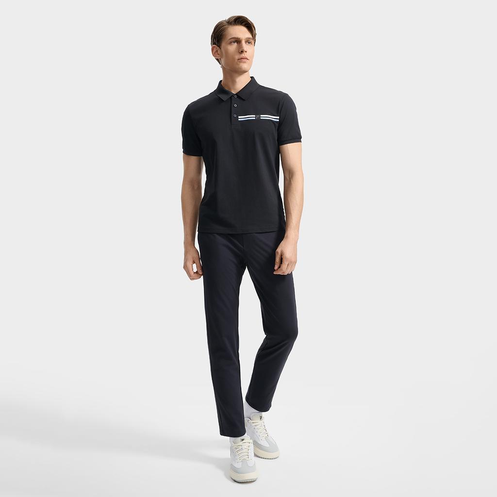 Новое ПОЛО с коротким рукавом FILA WHITE Мужское Легендарный синий F11M533115FNV