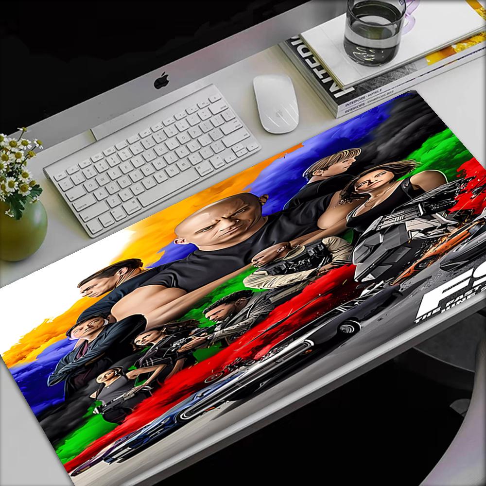 Fast & Furious Theme Mouse Pad, Non Slip Rubber Base, Multifunctional Office & Home Decor, Perfect for Workspace Personalization.