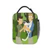 Сумка-ланчбокс Wild Kratts Повседневный ланч-бокс Школьный Удобная Термосумка Сумки для взрослых Оксфордский принт Сумка-холодильник