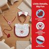 Ruffle Fringe Edge Nurse Costume Accessories Red Cross with Heart Nurse Headband  Halloween Party
