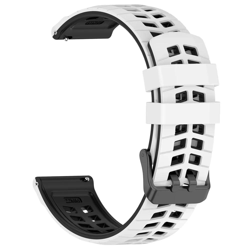 Для SUUNTO RACE S 22 мм Силиконовый ремешок для умных часов Для SUUNTO 9 Peak DLC/PRO VERTICAL OCEAN RUN RACE S Спортивный дышащий браслет