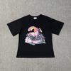 Vintage High Street RHUDE Print Loose Fit Short Sleeve T-Shirt Young Men