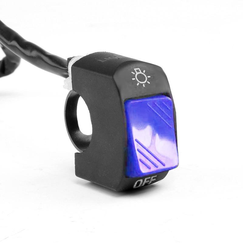 Универсальный мотоциклетный кнопочный переключатель 12 В Кнопка ВКЛ/ВЫКЛ Разъем Переключатели на руле для электронного велосипеда Скутера Мотоцикла