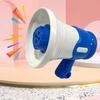 Mini Megaphone Toy with Bead Chain Loud Bullhorn Keychain Pendant Toddlers Boys Girls Recording Loudspeaker Educational Musical Instruments Toy