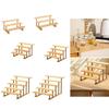 Display Riser Multi Layers Modern Portable Jewelry Organizer Rack Tabletop Storage Rack for Ornaments Toys Figures Perfume Home