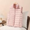 Puffer Vest for Women Slim Fit Lightweight Quilted Sleeveless Jacket Zip Up Stand Collar Padded Down Coat Winter Warm Outerwear