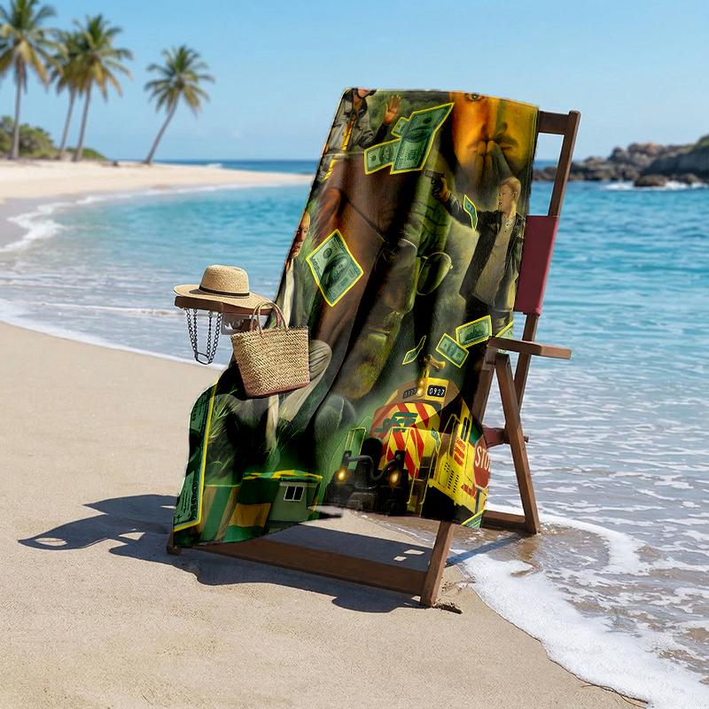 Bad Fashion Beach Towel: Ideal for Summer Adventures Soft, absorbent and quick drying suitable for swimming and bathing