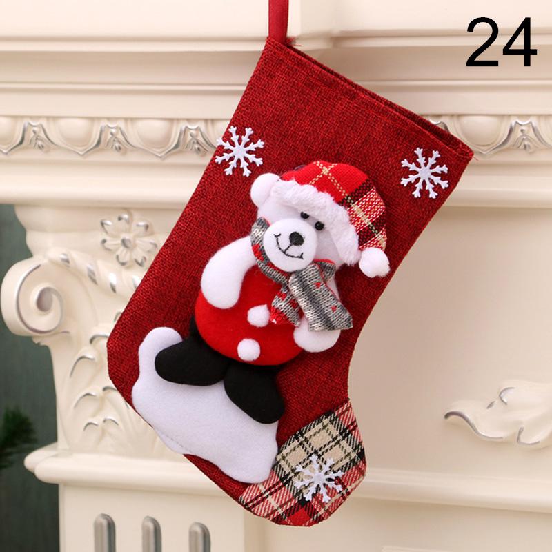 Christmas Sockings Christmas Gift Bags Decorations Christmas Holiday Gifts Christmas Tree Decorations Gift Packaging Bags